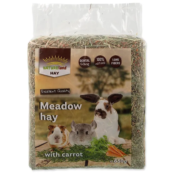 Nature Land Hay Seno s mrkví 0,65 kg
