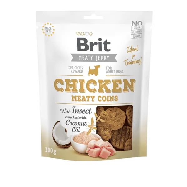 Brit Jerky Chicken with Insect Meaty Coins 200 g