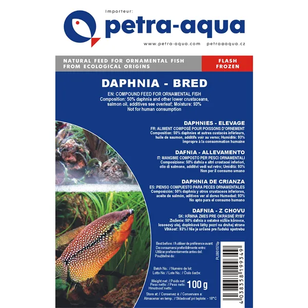 Petra-Aqua Mražená Dafnie pro potěr 100g - BLISTR