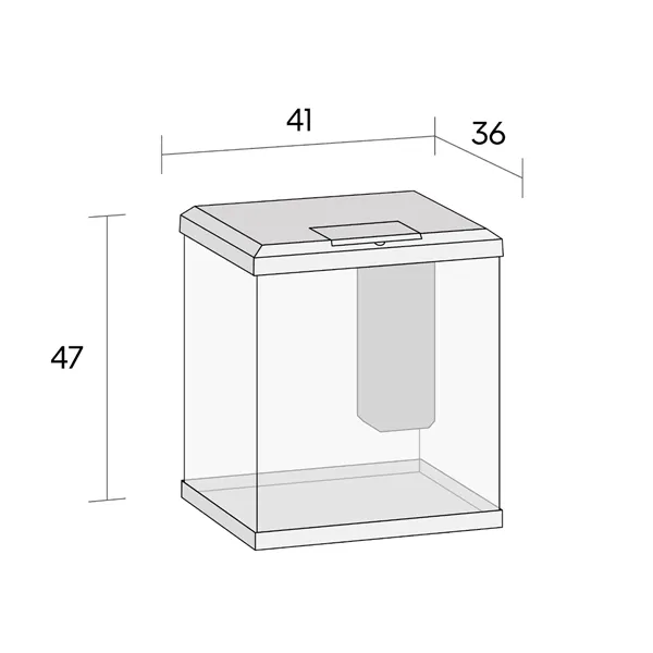 Akvárium Juwel Vio Cube 54 bílé