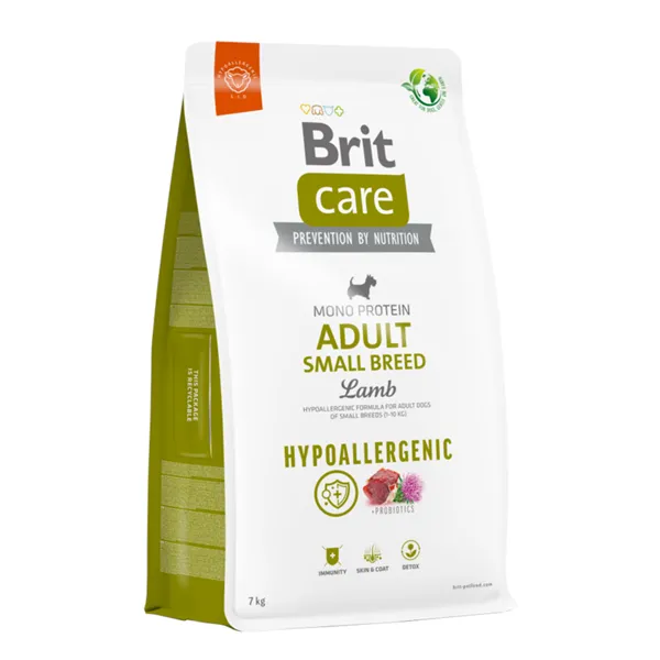 Brit Care Dog Hypoallergenic Adult Small Breed Lamb 7 kg / exp. 19.4.26