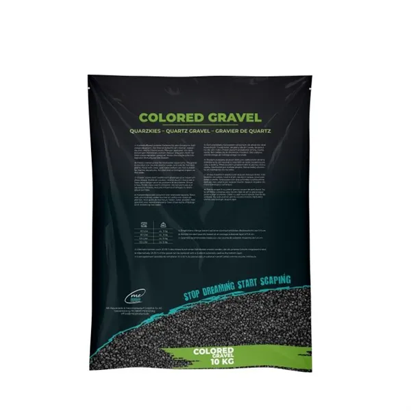 ME Barevný štěrk Obsidian Black, 2-3 mm (10 kg)