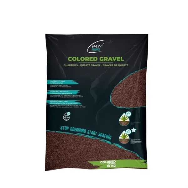 ME Barevný štěrk Mocha Brown, 1-2 mm (10 kg)
