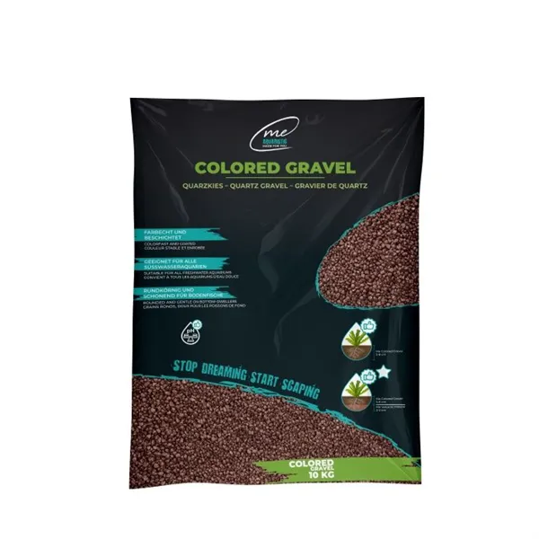 ME Barevný štěrk Mocha Brown, 2-3 mm (10 kg)